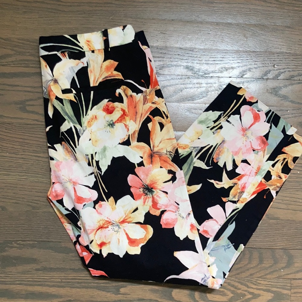 Zara Basic floral pants